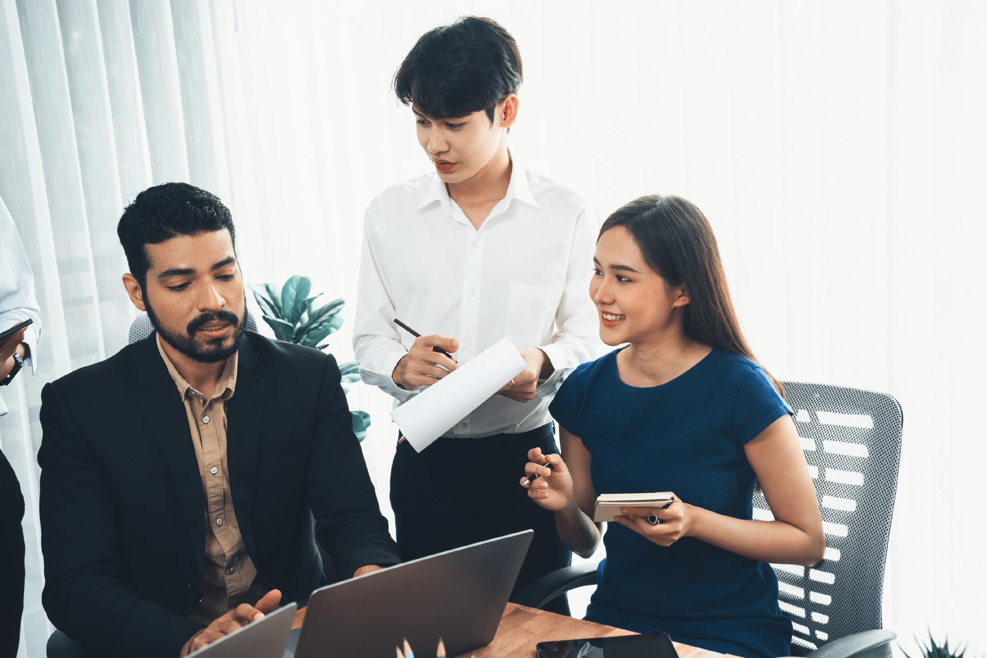Corporate business platform demonstrating professional digital presence and functionality