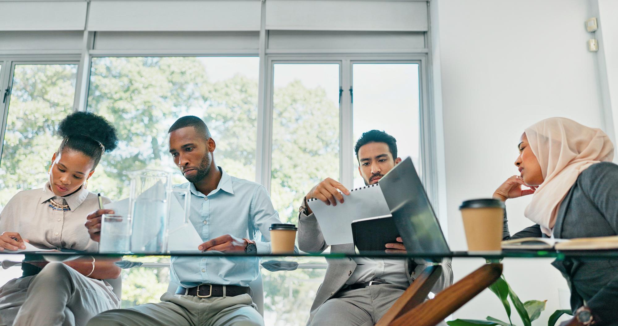 Creative digital workspace featuring cutting-edge technology implementation examples